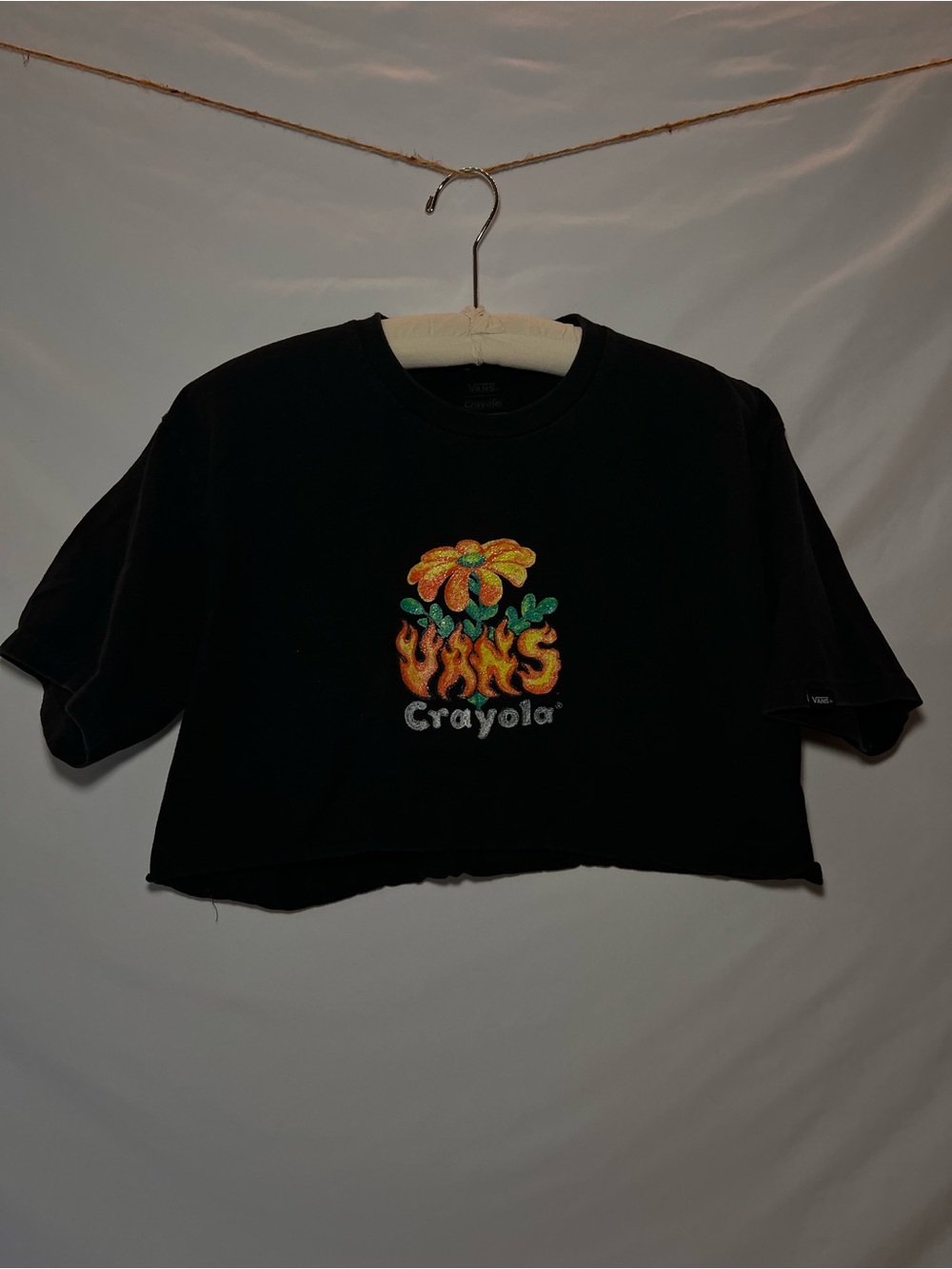 Vans Crop Crayola Tshirt Size Medium